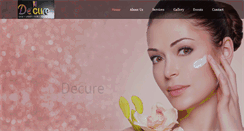Desktop Screenshot of decureclinic.com